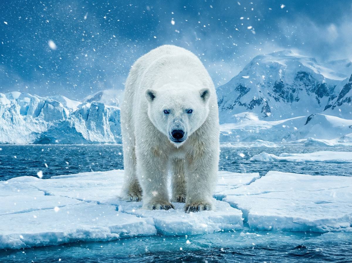 男同视频北极熊视频 - 极地北极熊母子嬉戏生活视频